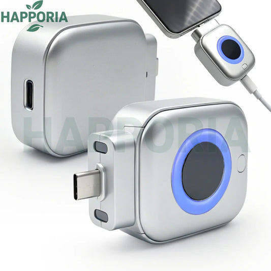 Smart Auto Stop Charging Adapter Type C Full Charge Disconnect Protector Overcharge Protection for Phone Laptop