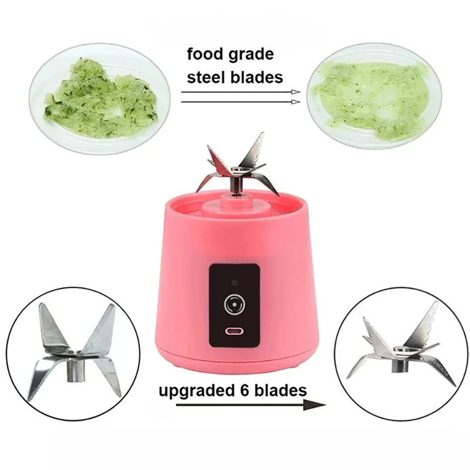 NEW Portable Juicer Blenders Summer Household Electric Mini Bottle Home Fruit Milkshake Mixer Juicer Cup Machine For Kitchen